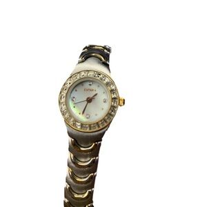 Elgin Rose Gold Mother Of Pearl Watch